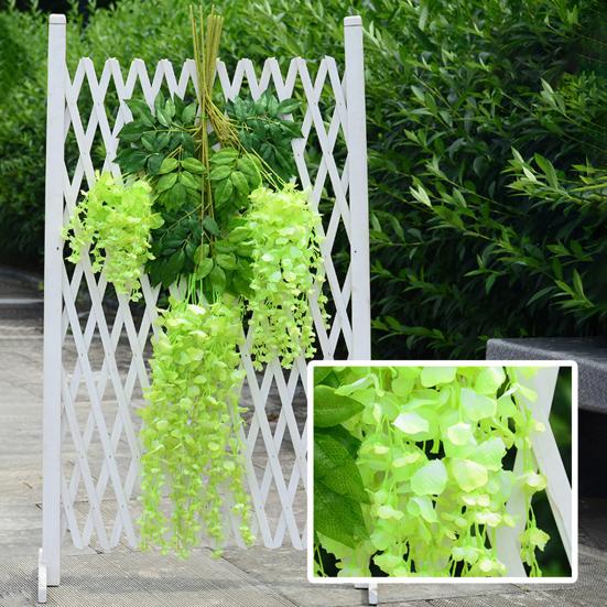 12 шт. Имитация цветочной гирлянды Реалистичные глицинии Легко чистить Многоразовые глицинии Свадебное украшение