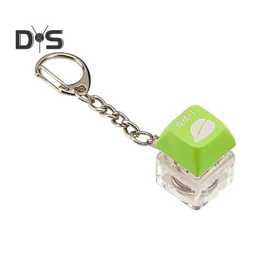 Fidget Toys Keyboard Adult Kids Keychain Stress Relief Toy Exercise Wrist Stress Relief Keychain Fidget Toy Decompression Toy Keychain