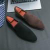 Модная европейская станция Повседневная деловая обувь Черный Коричневый Красная подошва Повседневная Удобная Универсальная обувь Лефу Размер 38-46 Мужская обувь