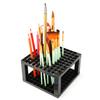 96 Slots Pen Holder Detachable Plastic Brush Holder Multi-functional Desktop Storage Organizer for Drawing Tools Pencils Office Supplies