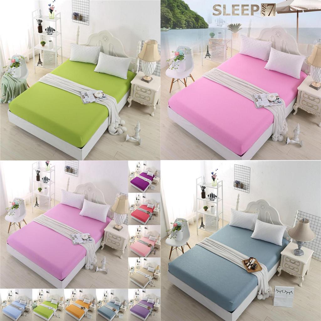 Cozy Solid Color Fitted Sheet Set Ideal For Enhancing Bedroom Comfort And Style
