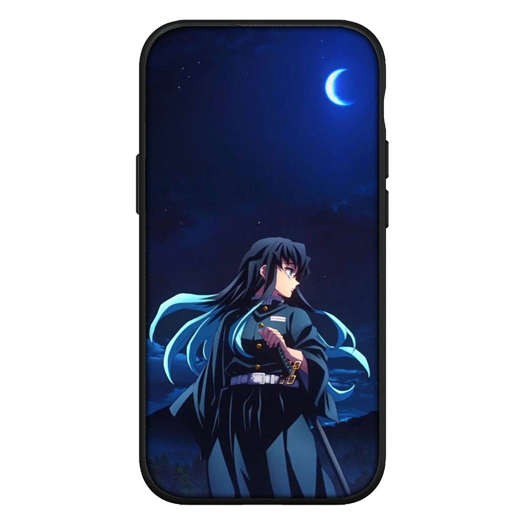 For Samsung Galaxy S24 S23 iPhone 16 15 14 Xiaomi Redmi Note 13 12 11 Plus 9 Pro Max X XR Case Muichiro Tokito Kamado Tanjiro Demon Slayer OPPO Huawei