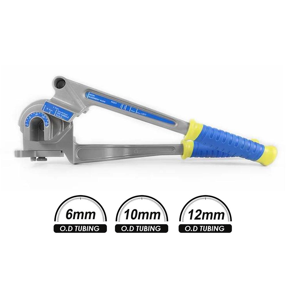 Ручной рычажный трубогиб 3-в-1 Малый многоцелевой гибочный станок для медных труб, алюминиевых труб, железных труб, труб из нержавеющей стали