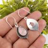 Rose Quartz Handmade Latest Design Jewelry Earrings, 925 Solid Sterling Silver Gemstone Earrings, Gift For Mother