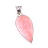Подвеска из натурального розового опала, сделанная вручную из стерлингового серебра 925 пробы, 1,5 дюйма I7L91