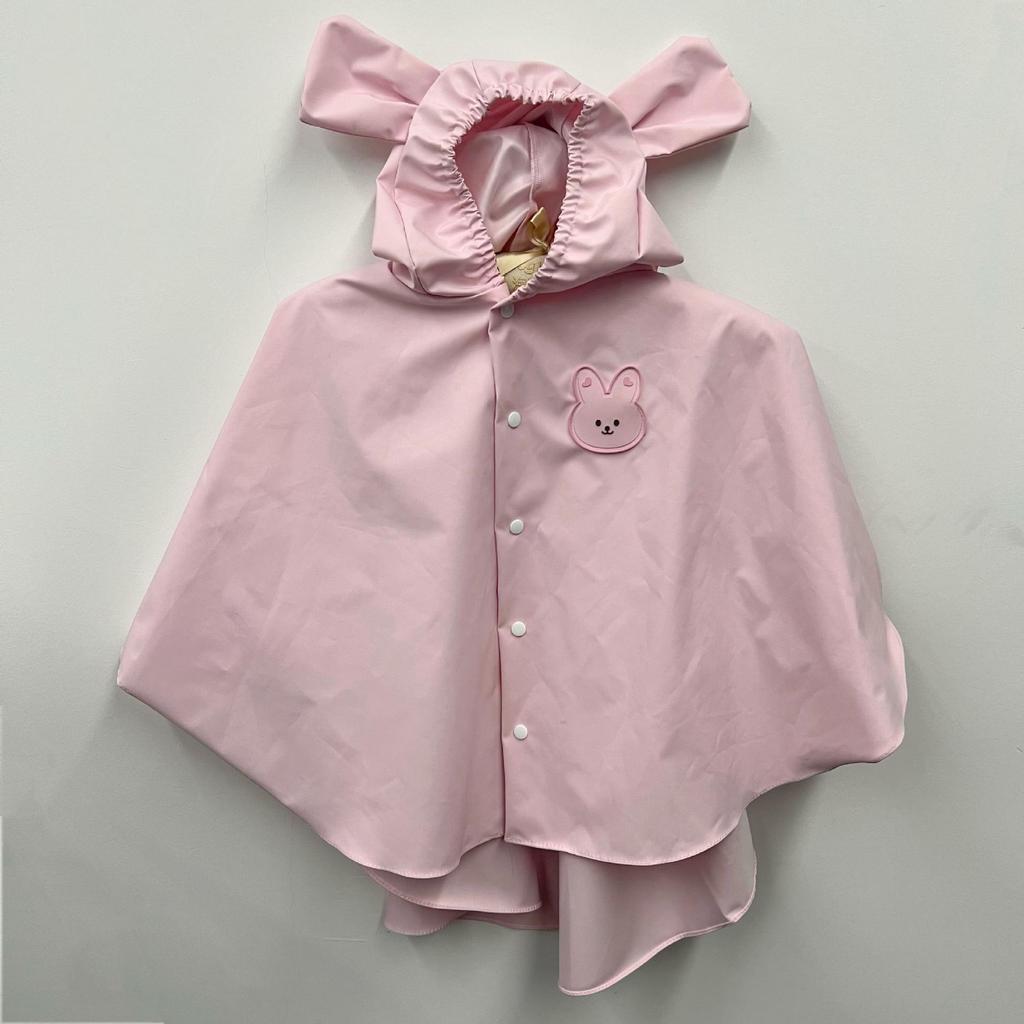 Детский плащ-накидка с капюшоном и рисунком медведя из мультфильма для детей детского сада и учащихся начальной школы