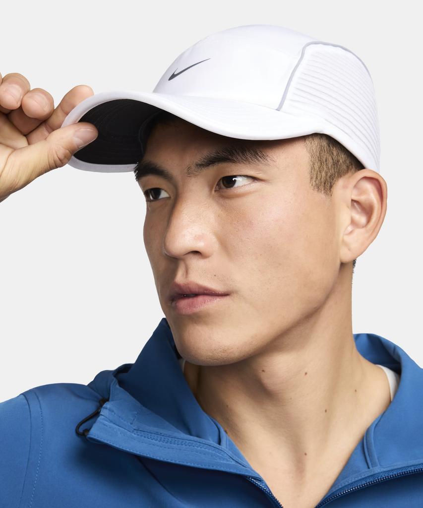 Nike Кепка Dri-Fit Adv Fly Unstructured Aerobill Aeroadapt - Белый:Антрацит:Черный / Fj0736-100