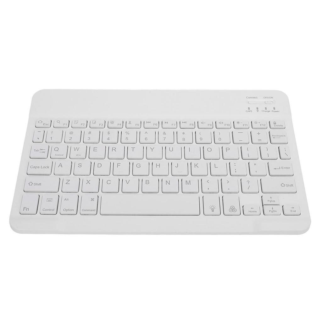 Портативная клавиатура Bluetooth беспроводная перезаряжаемая с RGB-подсветкой 10-дюймовая ультратонкая эргономичная клавиатура
