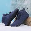Зимние теплые кроссовки для бега, женские и мужские резиновые высокие ботильоны, водонепроницаемые, нескользящие, дышащие, для треккинга, альпинизма