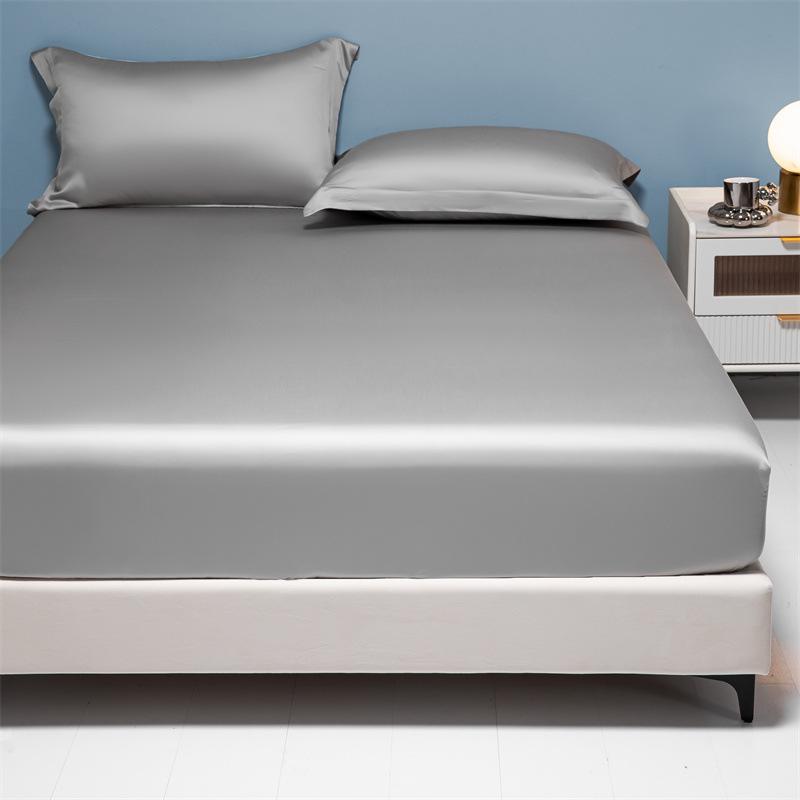 Простыня на резинке Tencel Four Seasons: Дышащий, Охлаждающий Наматрасник Телесного Цвета для Односпальных/Двуспальных Кроватей.