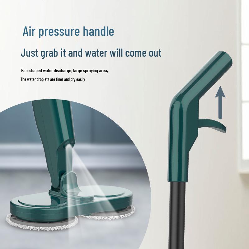 Беспроводная USB Перезаряжаемая Швабра для Пола со Спреем, Увлажнением и Функцией Электрической Швабры