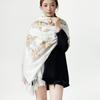 Luxury  Fashion Cashmere Shawl Large Cashew Printed Scarf Double-Sided Embroidered Tassel Scarves Women Blanket Bandana