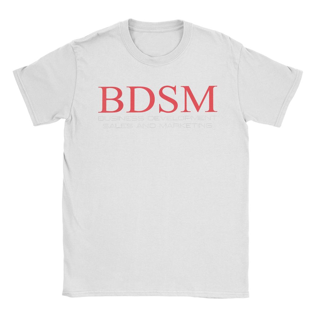 BDSM Business DevelopUnisext Sales and Marketing TShirts for Unisex Casual Pure Cotton Tee Shirt Crew Neck Short Sleeve T Shirt Tops