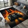 3D F-Ford Mustang Гоночный автомобиль Мотоцикл Ковер Коврик для гостиной Спальни Дома Декорация для дивана, Детский коврик Нескользящий напольный коврик