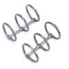 2Pcs Metal Loose Leaf Book Binder 3 Rings For Notebook Album Scrapbook Clips