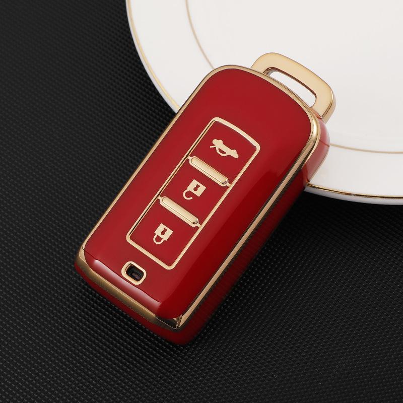 Mitsubishi Outlander Key Cover Is Suitable for Jinxuan Yishen 21 Yige ASX Pajero Car Key Tpu Bag.