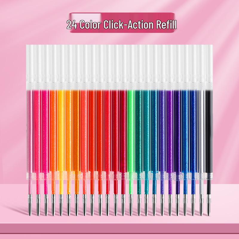 Luminous Glitter Gel Pen - Color-Changing Crystal Sand Effect for Journaling & Drawing.