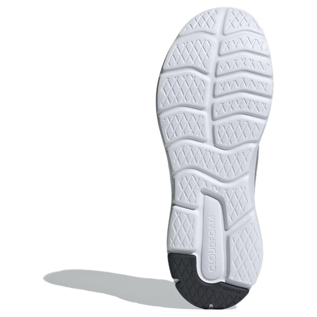 Adidas Cloudfoam Comfortable Lightweight Non-Slip Wear-Resistant Breathable Low-Top Casual Shoes Men Casual Shoes Gray Blue White ID6509