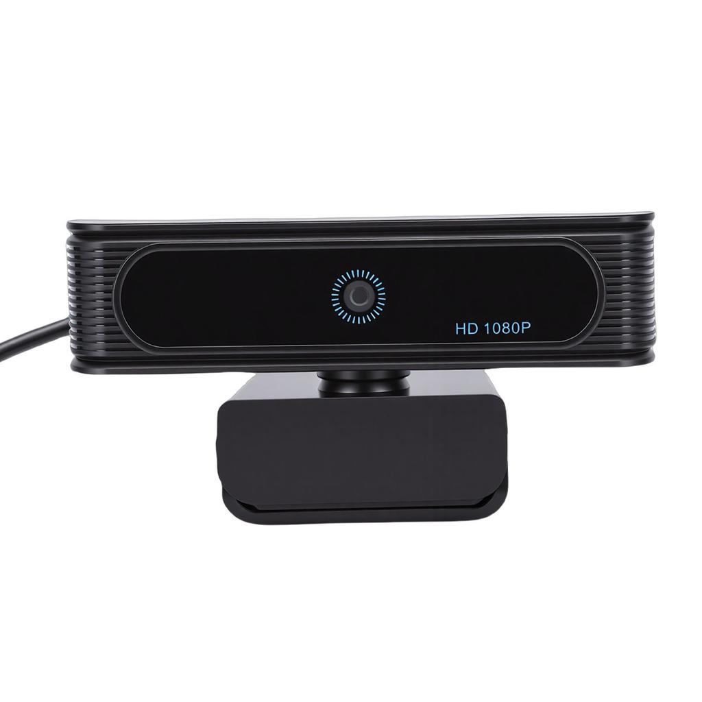 FHD 1080p Facial Recognition Webcam 2MP 30FPS Fixed Focus USB Webcam Built in Mic Support for Windows 11 10 Desktop