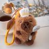 Capybara Plush Toy Keychain Creative Adorable Pendant Collectors Gifts Dolls
