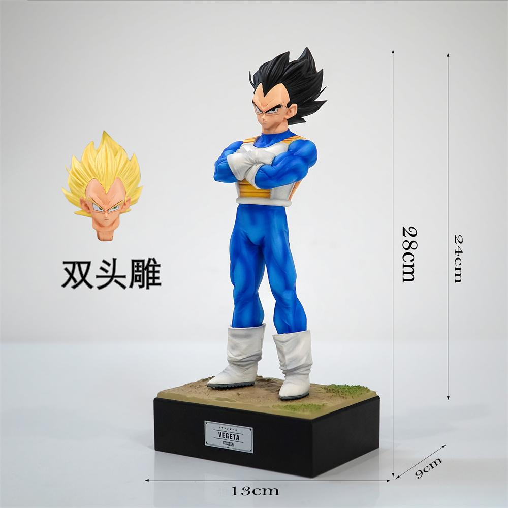 Anime Drogan Boll Z Majin Vegeta Figure Vegeta Figurine 28cm Pvc Action Figures Gk Statue Collection Model Toys Gifts