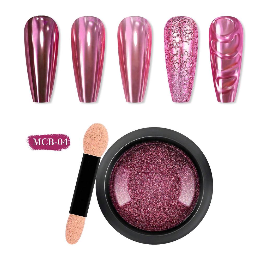 Electroplating Magic Mirror Nail Art Titanium Glitter Powder Set