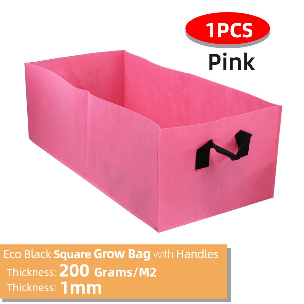Квадратные тканевые мешки для выращивания растений Воздухопроницаемые горшки для растений с ручками Контейнеры для посадки цветов Сумка для выращивания овощей