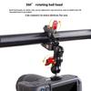 1 Set Photography Accessories Camera Metal Super Clamp With Double Ball Head Magic Arm For  Monitor Light Mic Phone Mount