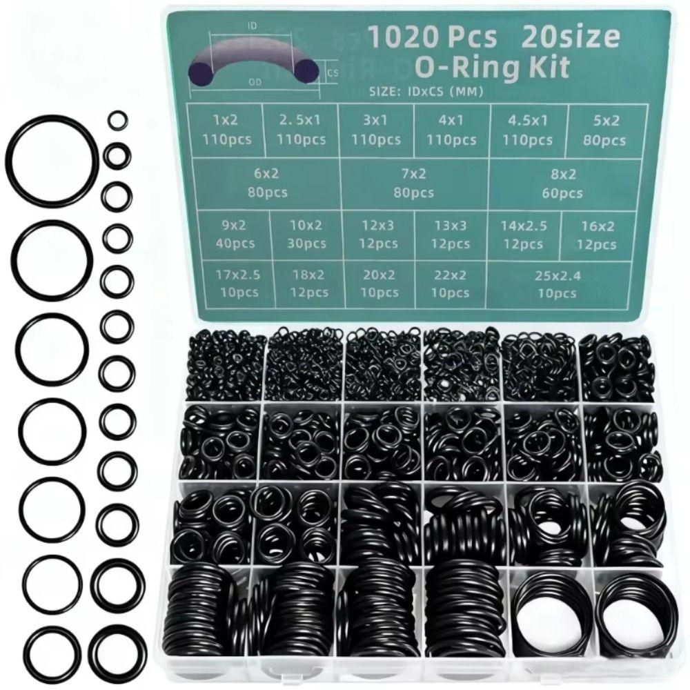 Wear-resistant Seal Rubber O-Rings Durable Automotive A/C Plumbing Repair Plumbing