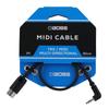 BOSS MIDI Cable 30cm MIDI Cable BMIDI-1-35 3.5mm TRS/MIDI