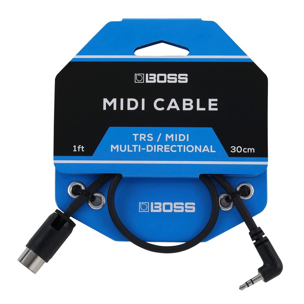 BOSS MIDI Cable 30cm MIDI Cable BMIDI-1-35 3.5mm TRS/MIDI