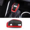 For Toyota Grand Highlander 2024 2025 ABS carbonfiber black chrome Gear Lever Head Shift Knob Handle Cover interior accessories