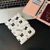 Щенячий цветочный чехол для паспорта: Милый многофункциональный держатель для дорожных документов