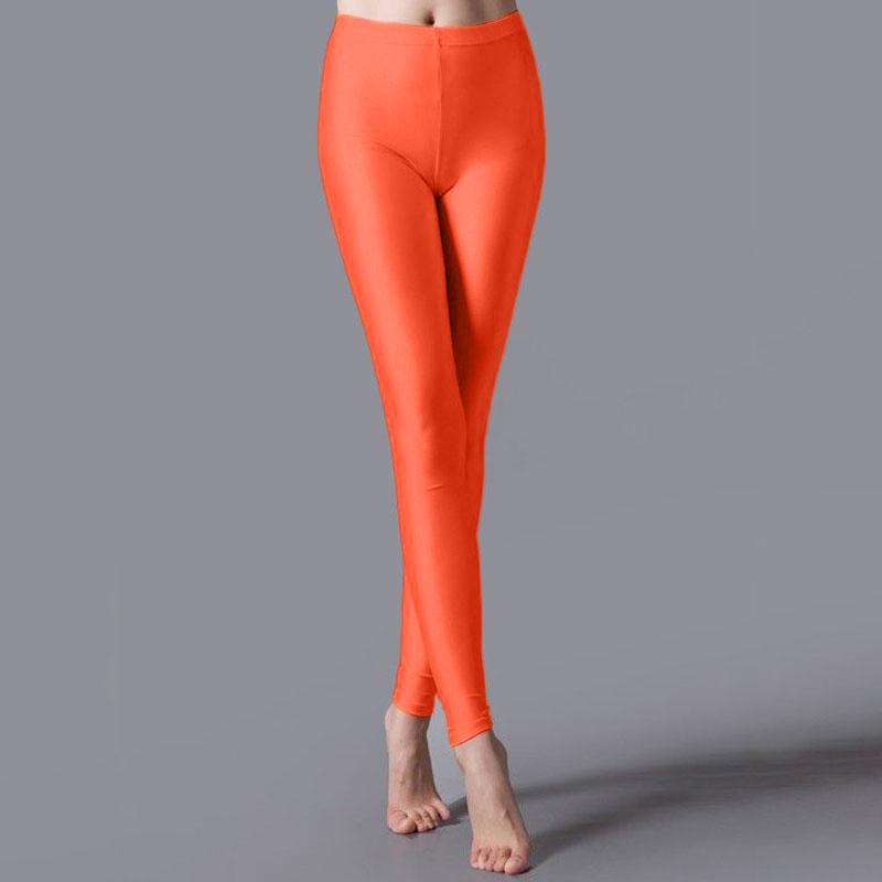 Женские бархатные брюки, осенне-зимние повседневные узкие брюки с высокой талией, однотонные яркие неоновые леггинсы