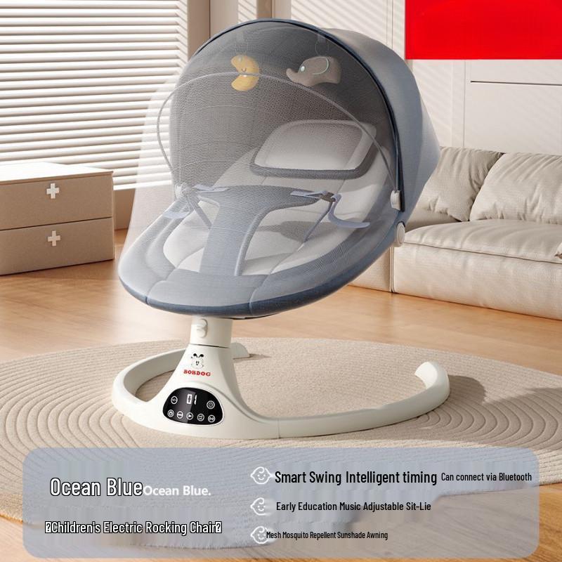 Электрическая качалка Bobodou для малышей - Успокаивающая колыбелька и качалка для новорожденных