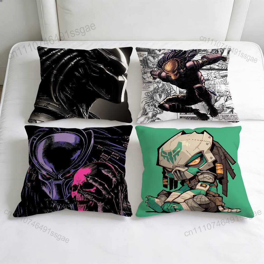 Cool The PPredator Square Pillow Cover Decorative Throw Pillow Case for Sofa Couch Bed Home Car Living Room Decoration