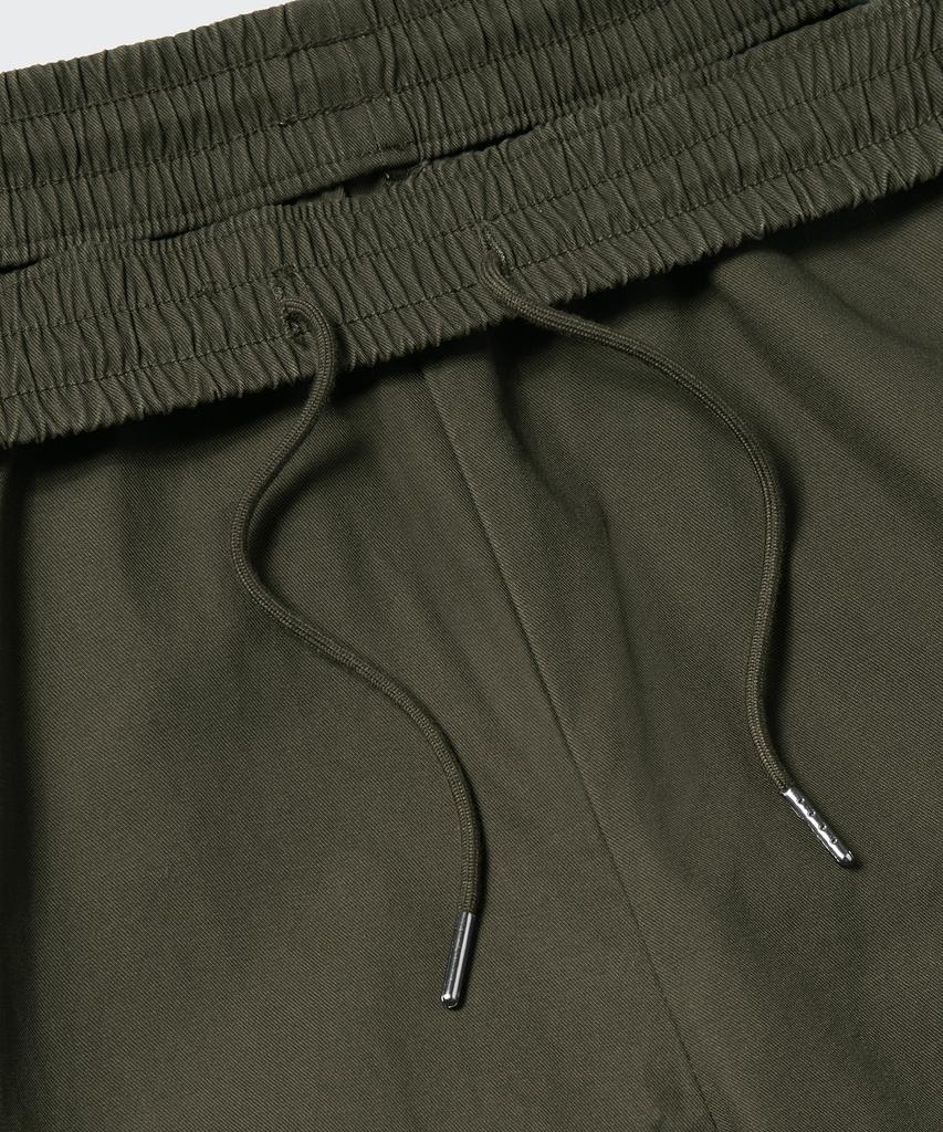 MUSINSA STANDARD Cotton Deep Tuck Wide Elastic Waist Pants [Khaki]