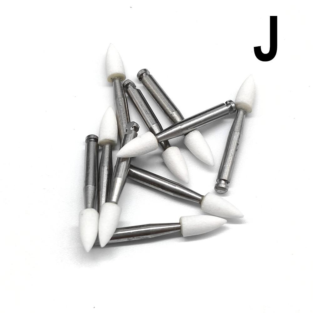 Набор из 9 шт./10 шт./12 шт., набор для полировки стоматологических композитов, фарфоровый полировщик для полировки зубов, полировка металлической коронки для низкоскоростного наконечника