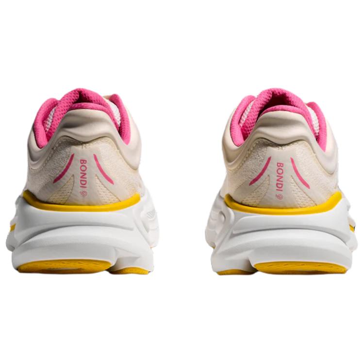 HOKA One One Кроссовки для бега Bondi 9, дышащие, женские, бежевые, ширина D, 1162014-ALBST