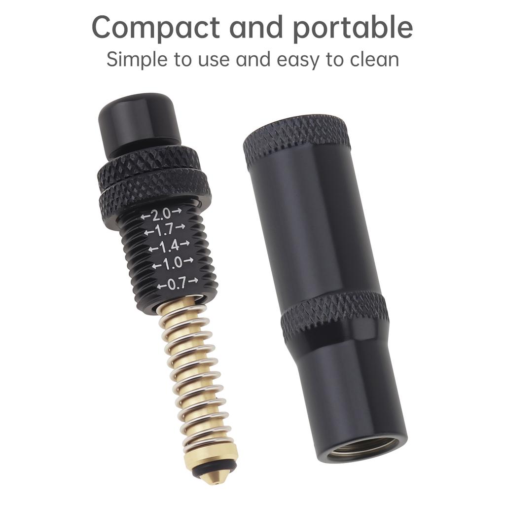 4 шт. Регулируемый автоматический дефлятор шин с автоматической остановкой Профессиональный 5 колпачков для клапанов Сумка для хранения Автомобиль Грузовик Мотоцикл Компактный инструмент для спуска воздуха