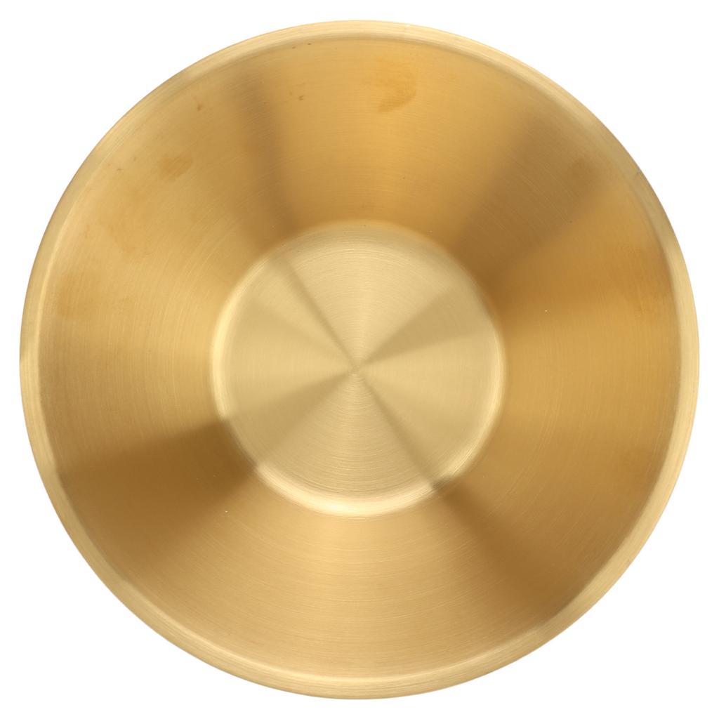 Салатницы из нержавеющей стали, золотые, двухслойные, изысканные, декоративные, золотые, для смешивания на кухне