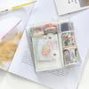 Large Capacity Transparent Storage Bag Square Rectangle Stationery Stickers Bag  Office Supplies
