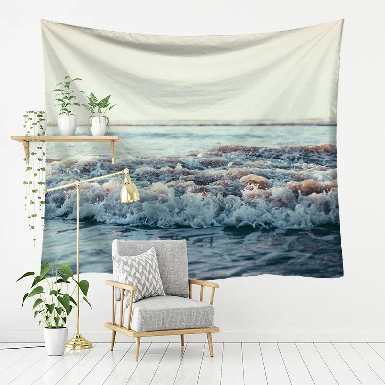 Отпуск с видом на море узор спальня гостиная гобелен украшение стены дома гобелен