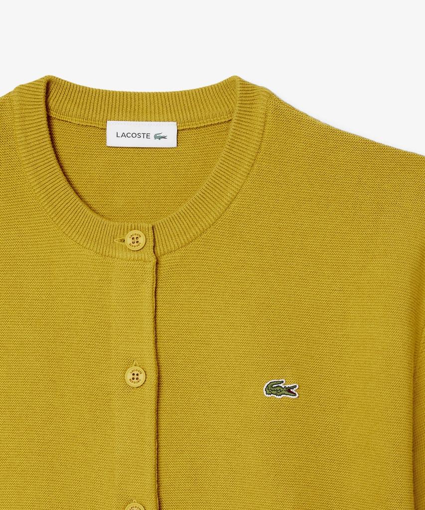 Lacoste Women'S Lynx Lynx Short Sleeve Cardigan Af8244-56N 5Ai