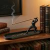 Креативная подставка для благовоний, курильница в виде самурайских мечей, украшение с пепельницей, держатель в дзен-стиле для дома, офиса, декор, подарки для медитации, мужчин и любителей чая