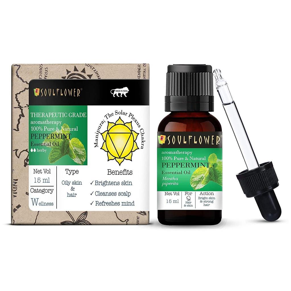 Эфирное масло Перечной мяты (15 мл), Peppermint Essential Oil, Soulflower
