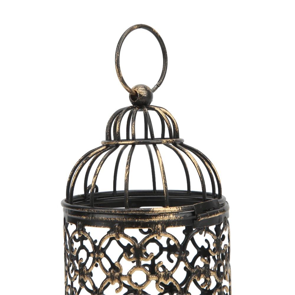 Metal Vintage Candle Holder Brush Gold Tealight Candle Holder Party Ambience