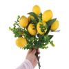Handmade Artificial Lemon Branches DIY Fake Plants Simulation Lemon Fruit  Wedding Party Supplies