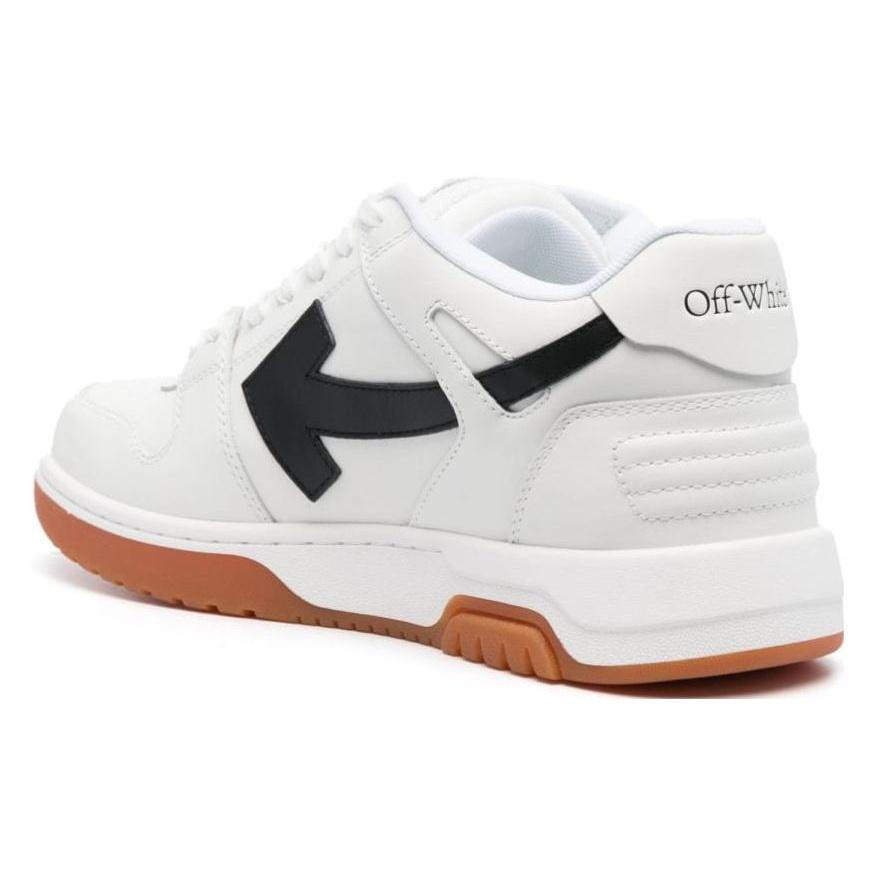 Off-White Out Of Office Low Leather Sneaker 'White Black' Men's OMIA189F23LEA0030110