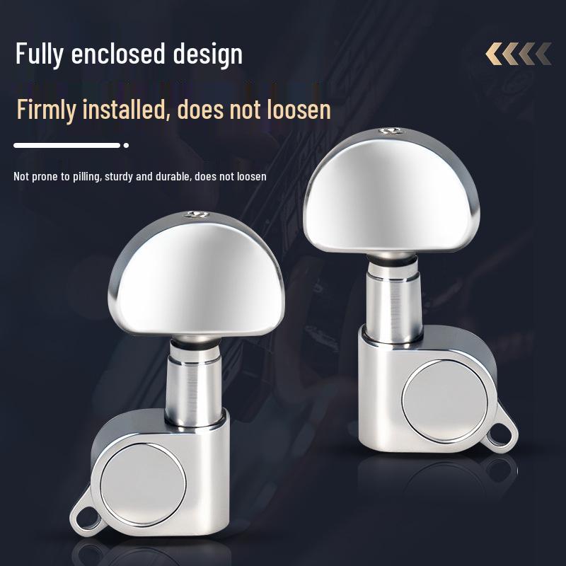 Металлические колки для акустической гитары с деревянным инструментом для нанизывания струн - Полностью закрытые аксессуары для классической гитары